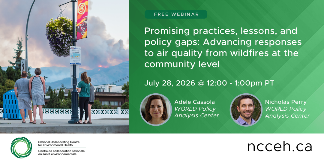 Promising practices, lessons, and policy gaps: Advancing responses to air quality from wildfires at the community level