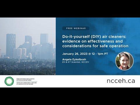 Preview image for the video "Do-it-yourself (DIY) air cleaners: Evidence on effectiveness and considerations for safe operation".