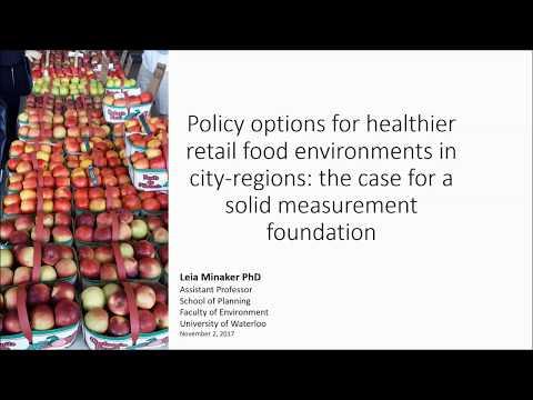 Preview image for the video "Policy options for healthier retail food environments in city-regions: Solid Measurement Foundation".