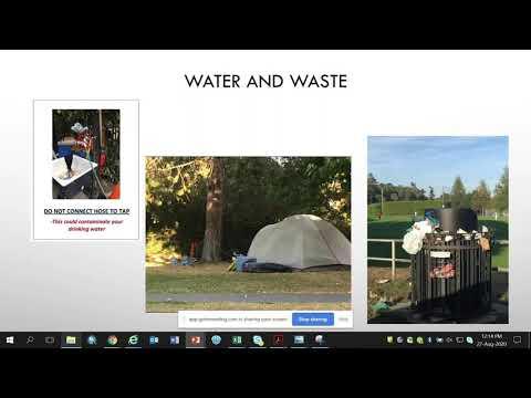 Preview image for the video "When shelter in place isn't an option - EH guidance for encampments during the COVID-19 pandemic".