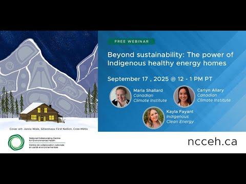 Preview image for the video "Beyond sustainability The power of Indigenous healthy energy homes".
