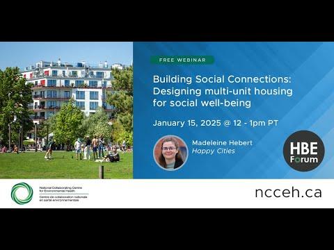 Preview image for the video "Building Social Connections: Designing multi-unit housing for social well-being".
