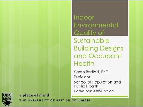 Preview image for the video "Indoor environmental quality of sustainable building designs and occupant health".