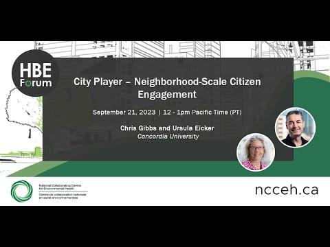 Preview image for the video "City Player – Neighborhood-Scale Citizen Engagement".