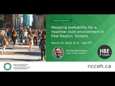 Preview image for the video "Mapping walkability for a healthier built environment in Peel Region, Ontario".