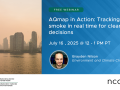 AQmap in action: Tracking wildfire smoke in real time for cleaner air decisions