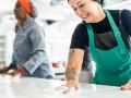 Disinfectants and sanitizers for use on food contact surfaces