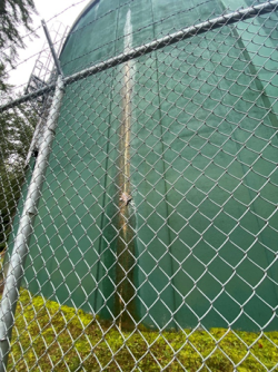 Figure 5: Large municipal tank indicating leak and surface corrosion. (Credit: N. Elmieh)