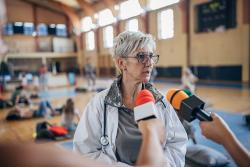 Person interview mic